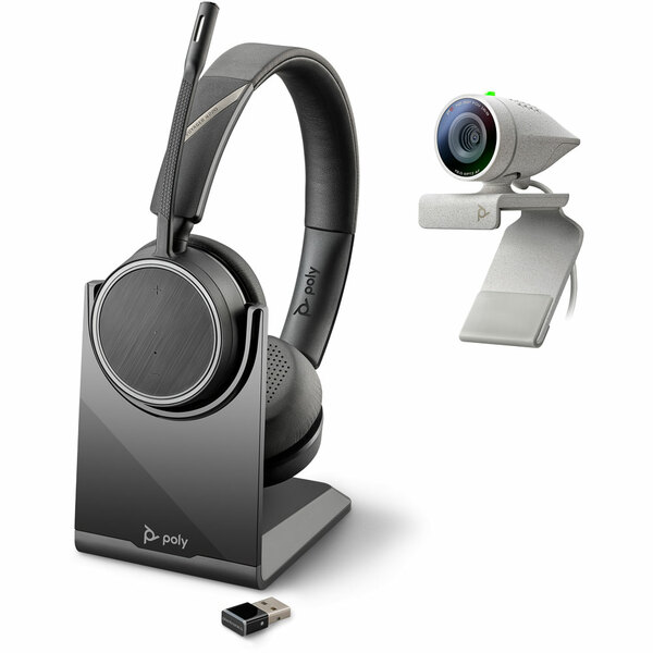 Poly Studio P5 Webcam & Voyager 4220 UC Headset Kit - 2200-87140-025